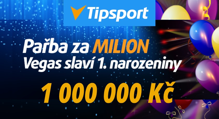 Milionová jízda Tipsport Vegas