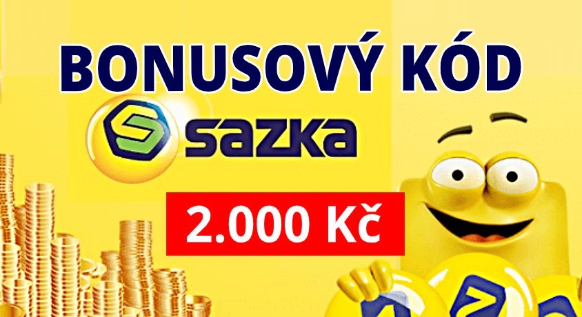 sazka bonusový kód