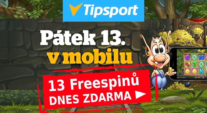Pátek 13 v mobilu Tipsport Casino Vegas