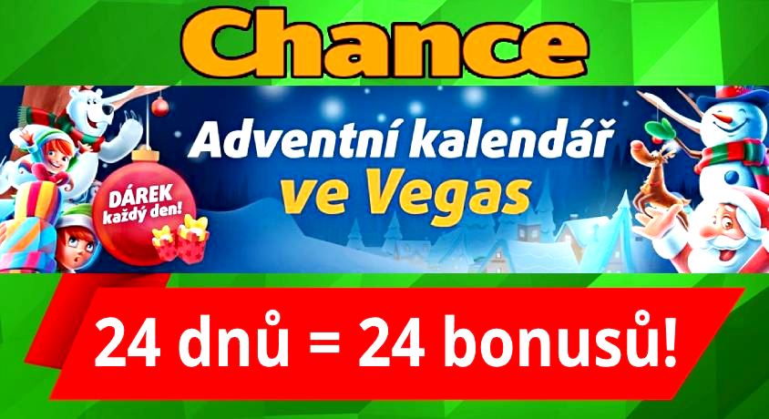 Adventní kalendář Chance Casino bonus