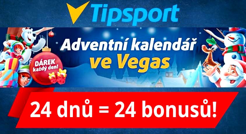 Adventní kalendář Tipsport Casino Bonus