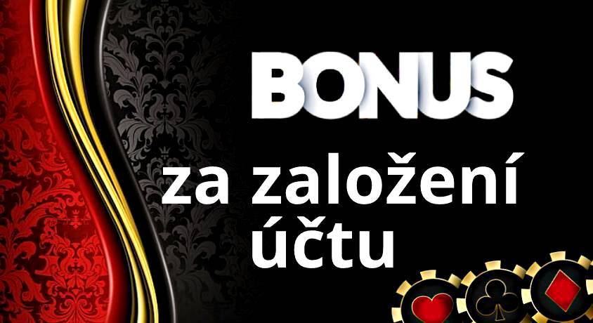 bonus za založení účtu