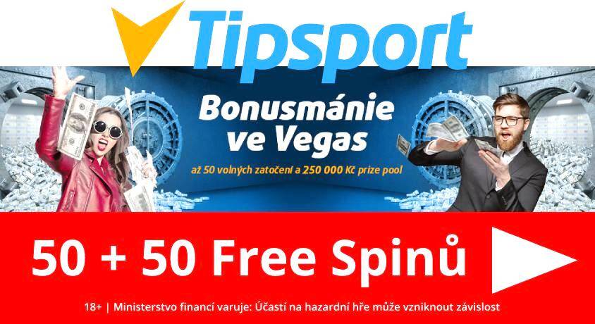 Bonusmánie Tipsport casino