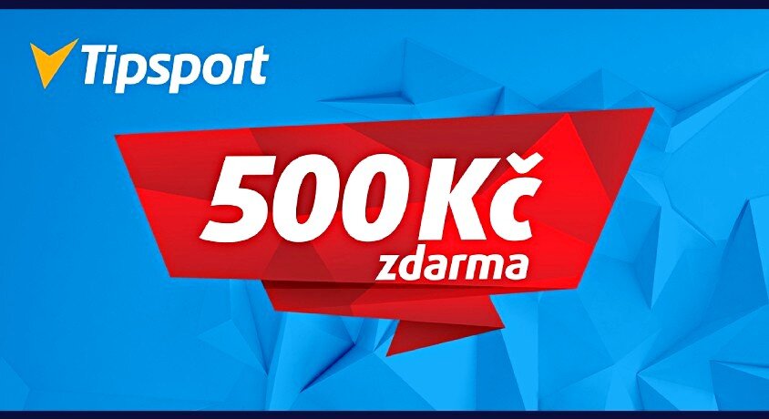 Tipsport 500 Kč zdarma vstupní bonus