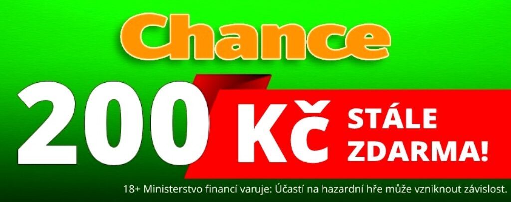 Chance casino bonus 200 Kč zdarma dnes