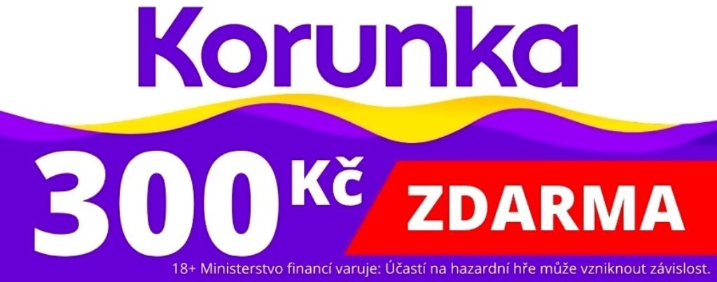 Korunka.eu 300 Kč zdarma bonus káčka