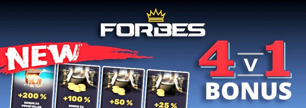 Vstupní bonus od casina Forbes