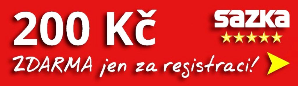 Výherní automaty zdarma za registraci u Sazky s bonusem 200 Kč
