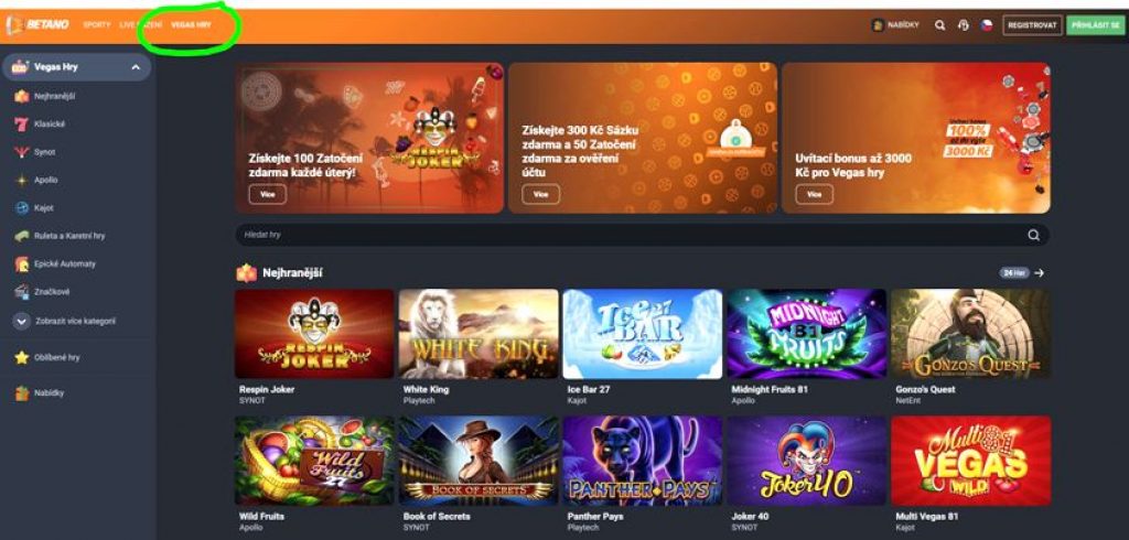 Betano casino home page cz