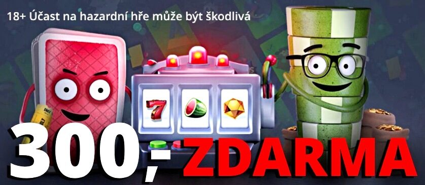 300 Kč zdarma