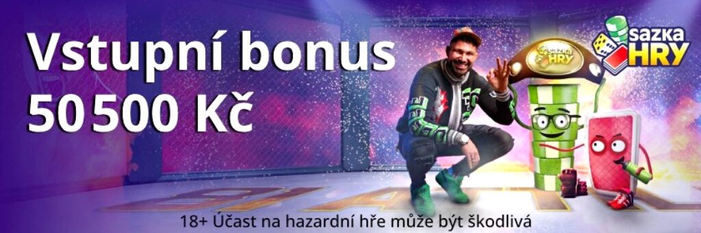Bonus za vklad od společnosti Sazka