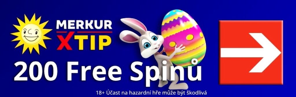 merkurxtip velikonoční casino bonus 200 free spins