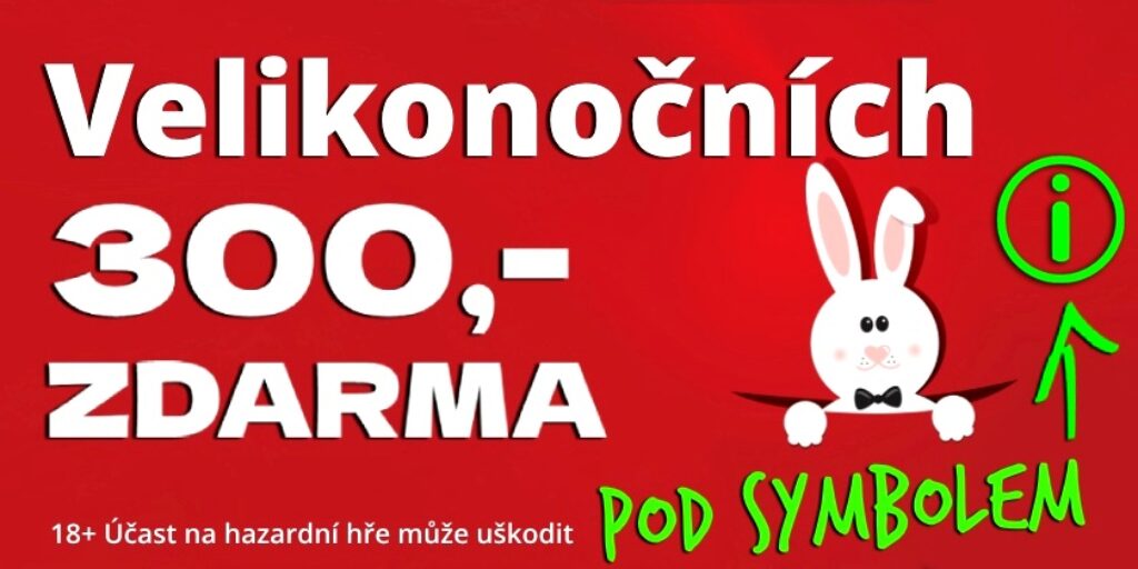 sazka casino velikonoce 300 kč zdarma