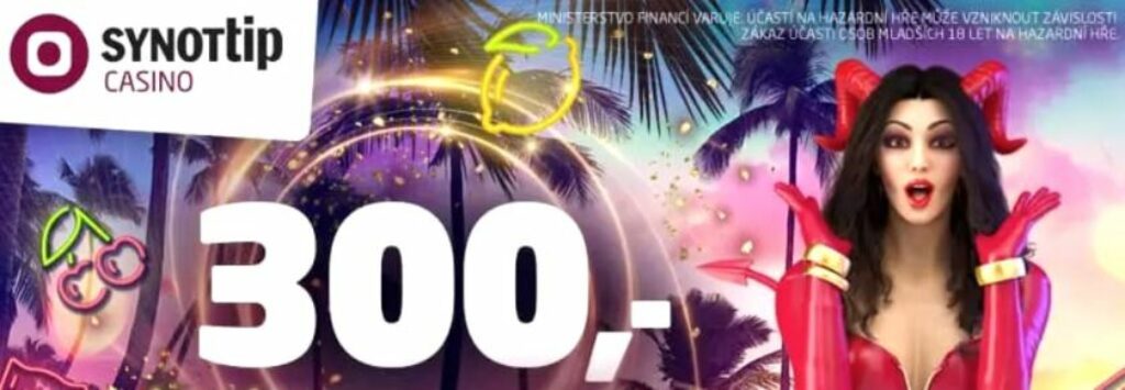 synottip velikonočních 300 Kč zdarma