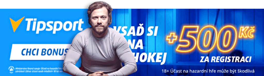 Tipsport hokejový bonus rozdává david pastrňák