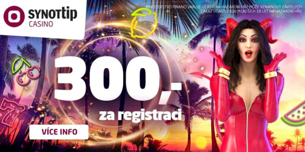 Synottip hokejový bonus 300 za registraci