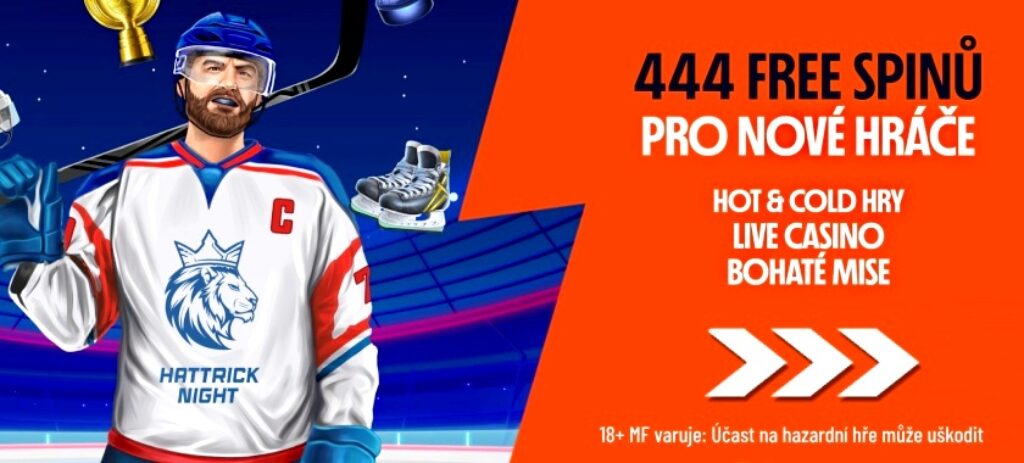 Betano 444 free spiny během hokeje MS 2025