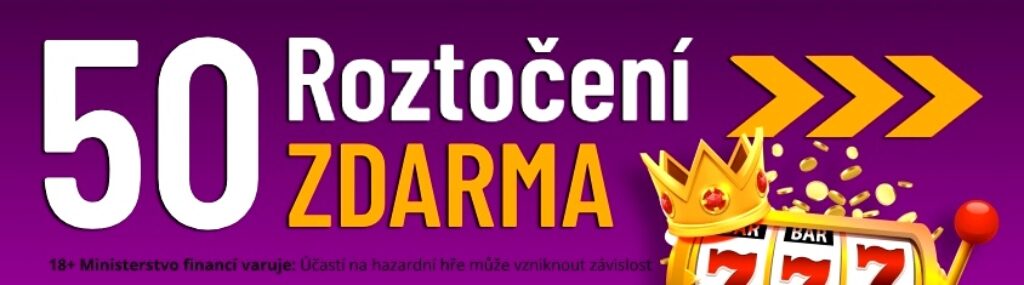 50 roztočení zdarma za registraci