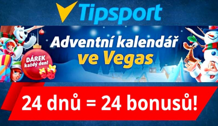 ADVENTNÍ KALENDÁŘ Tipsport 2020 | Vánoční bonus casino | Berte Tipsport Bonusy zdarma