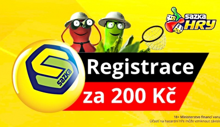 SAZKA REGISTRACE | Sazka registrace bonus 200 Kč | Berte Sazka online registrační bonus!