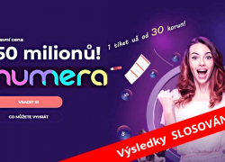Loterie NUMERA | SLOSOVÁNÍ o 50.000.000 Kč | Numera loterie výsledky a Numera Tahy >>
