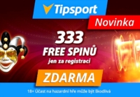 333 free spinů za registraci