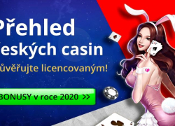 PŘEHLED: CASINA ONLINE v Česku 2020 | ZDE >>